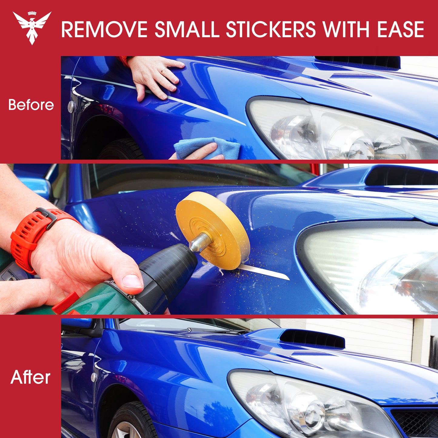 Eraser Wheel Decal Remover - Small